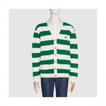 Gucci Mm/Wm Trendy V-neck Knit Cardigan 