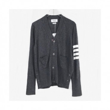 [톰브라운]Thom Browne 2020 Mm/Wm Strap V-neck Cashmere Cardigan 