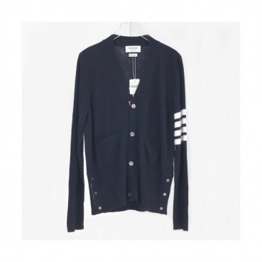 [톰브라운]Thom Browne 2020 Mm/Wm Strap V-neck Cashmere Cardigan 