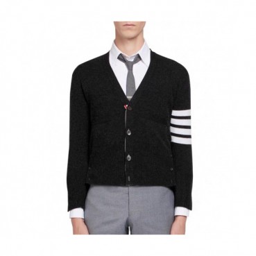 [톰브라운]Thom Browne 2020 Mm/Wm Strap V-neck Wool Cardigan 