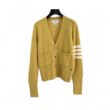 [톰브라운]Thom Browne 2020 Mm/Wm Strap V-neck Wool Cardigan 