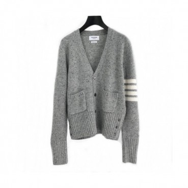 [톰브라운]Thom Browne 2020 Mm/Wm Strap V-neck Wool Cardigan 