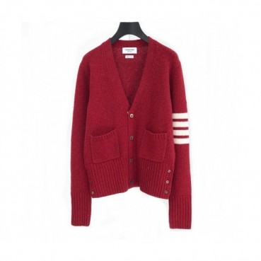 [톰브라운]Thom Browne 2020 Mm/Wm Strap V-neck Wool Cardigan 