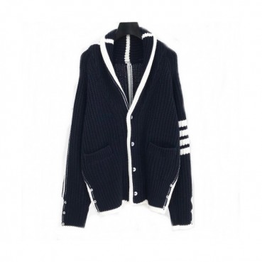 [톰브라운]Thom Browne 2020 Mens Classic V-neck Knit Cardigan 