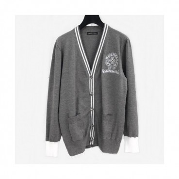Chrome Hearts Mens V-neck Cardigan 