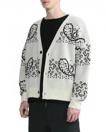 Amiri Mens V-neck Cardigan 
