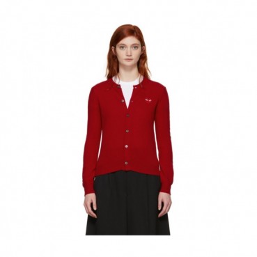 Cdgplay 2019 Womens Round neck Wool Cardigan - 꼼데가르송 2019 여성 크루넥 울 가디건 