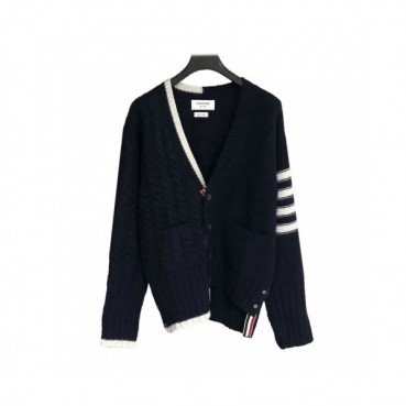 Thom Browne 2019  Womens Classic V-neck Knit Cardigan 