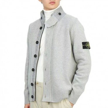 Stone Island Mens Zip-Up Cardigan 