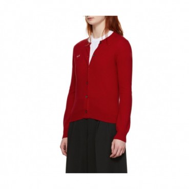 Cdgplay 2019 Womens Cardigan - 꼼데가르송 2019 여성 크루넥 가디건 