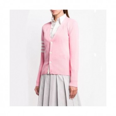 Thom Browne 2019  Women V-neck Knit Cardigan 