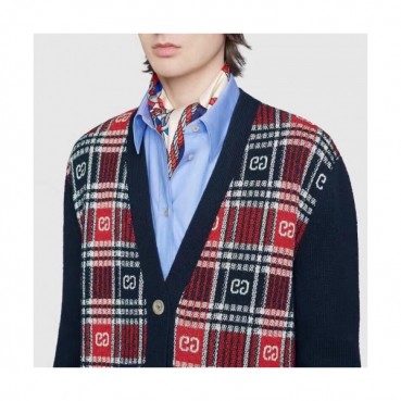 Gucci 2019 Mm/wm Logo Basic Wool Cardigan - 구찌 2019 남자 로고 베이직 울 가디건 Guc01618x.Size(m 