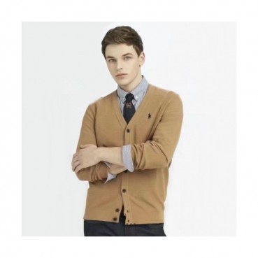 Hazzys Mens Business V-neck Wool Cardigan 