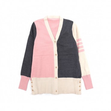 Thom Browne 2019  Mens Cotton V-neck Cardigan 