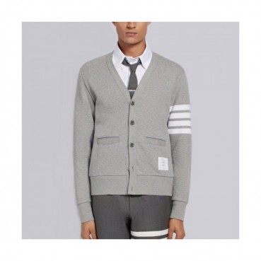 Thom Browne Mens V-neck Cardigan 