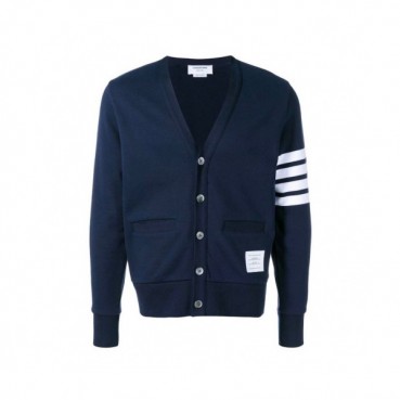 Thom Browne Mens V-neck Cardigan 