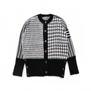 Thom Browne 2019 Mm/Wm Strap V-neck Cardigan 