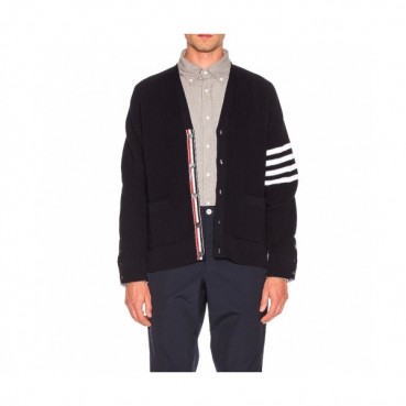 [톰브라운]Thom Browne 2019 Mens Strap V-neck Cardigan 