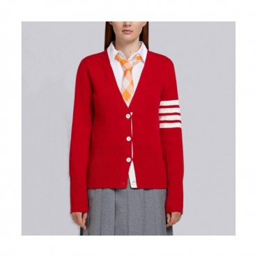 Thom Browne 2019 Womens Strap V-neck Cardigan 