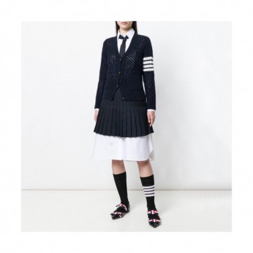 Thom Browne 2019 Womens Strap V-neck Cardigan 