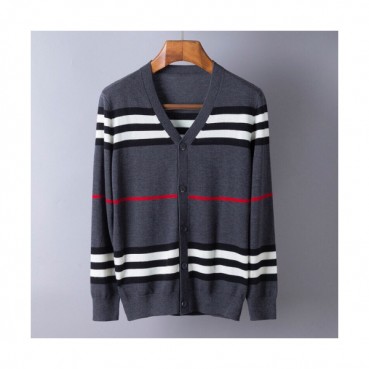 Burberry 2019 Mens Retro Logo V-neck Cardigan 