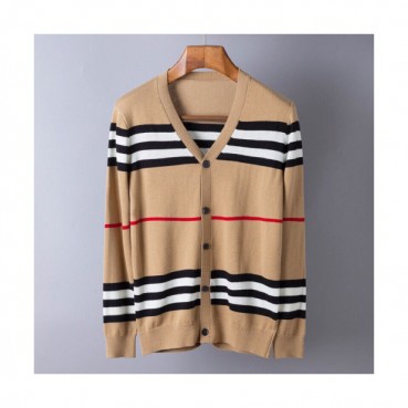 Burberry 2019 Mens Retro Logo V-neck Cardigan 