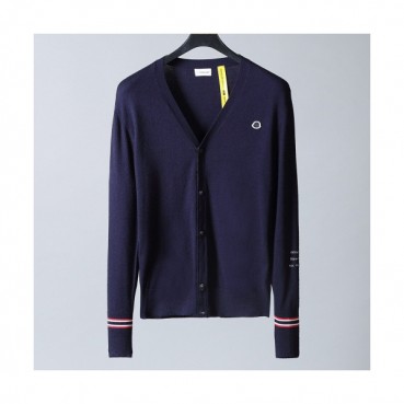 Moncler 2019 Mens Logo Wool cardigan - 몽클레어 2019 남성 로고 울 가디건 Moc0687x.Size(m 