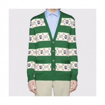 Gucci 2019 Mm/Wm Logo V-neck Cardigan 
