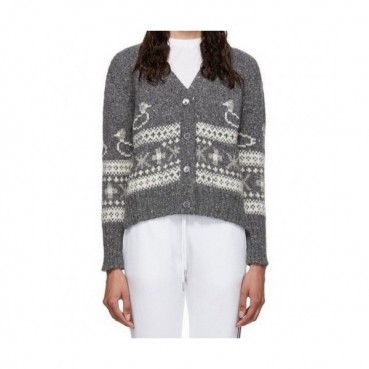 Thom Browne 2019 Womens Strap V-neck Cardigan 