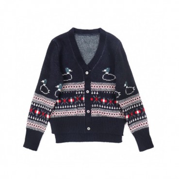 Thom Browne 2019 Womens Strap V-neck Cardigan 