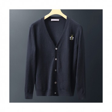 Dior 2019 Mens Retro Logo Wool Cardigan - 디올 2019 남성 레트로 로고 울 가디건 Dio0325x.Size(m 