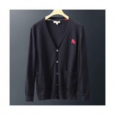 Burberry 2019 Mens Retro Logo Wool Cardigan - 버버리 2019 남성 레트로 로고 울 가디건 Bur0957x.Size(m 