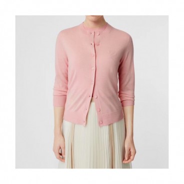 Burberry 2019 Womens Retro Logo Wool Cardigan - 버버리 2019 여성 레트로 로고 울 가디건 Bur03x.Size(s 