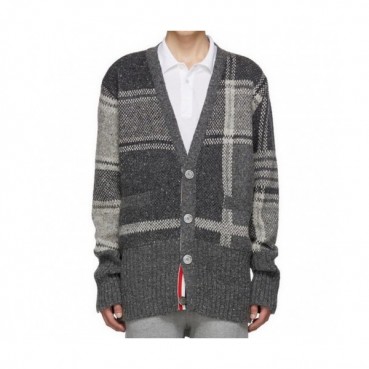 Thom Browne 2019 Mens Strap V-neck Cardigan 