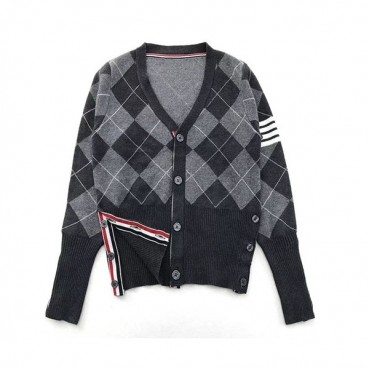 Thom Browne 2019 Wm/Mm Wool V-neck Cardigen 