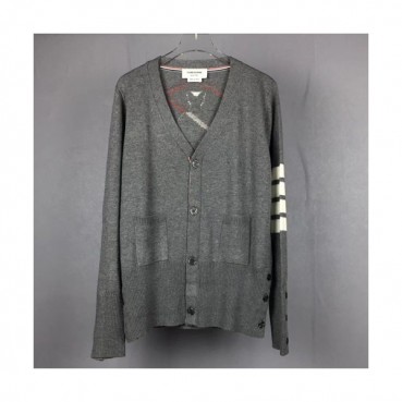 Thom Browne 2019 Wm/Mm Wool V-neck Cardigen 