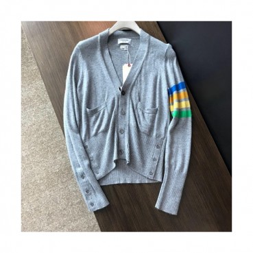 Thom Browne 2019 Mens Crew-neck Wool Cardigan 