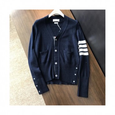 Thom Browne 2019 Mens Crew-neck Wool Cardigan 