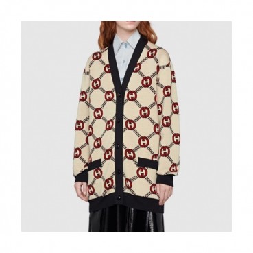 Gucci Womens Trendy V-neck Cardigan 