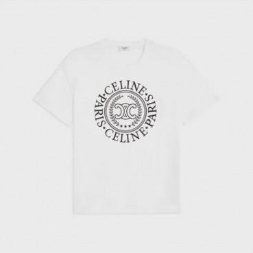 셀린느 남/녀 라운드 발팔티 - Celine Unisex Round Tshirt 