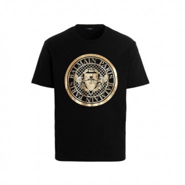발망 남성 코인 포일 티셔츠 - Balmain Mens Coin Foil Tshirt 