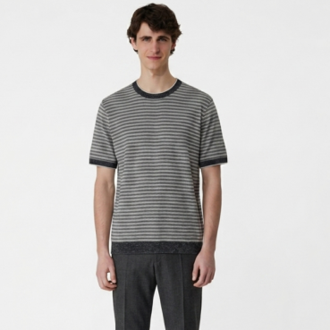 로로피아나 남성 라운드 반팔티 - Loro Piana Mens Round Tshirt 