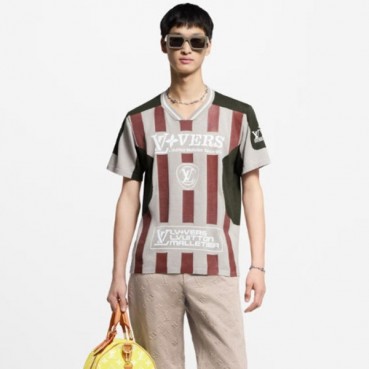 루이비통 남성 라운드 반팔티 - Louis vuitton Mens Round Tshirt 