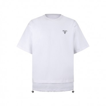 프라다 남성 라운드 반팔티 - Prada Mens Round Tshirt 