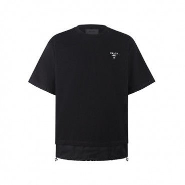 프라다 남성 라운드 반팔티 - Prada Mens Round Tshirt 