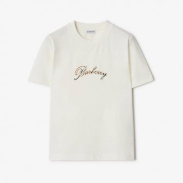 버버리 여성 반팔 티셔츠 - Burberry Womens Round Tshirt 
