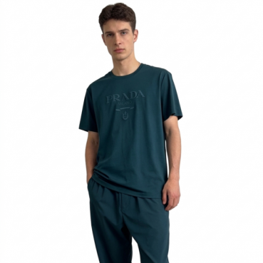 프라다 남성 라운드 반팔티 - Prada Mens Round Tshirt 