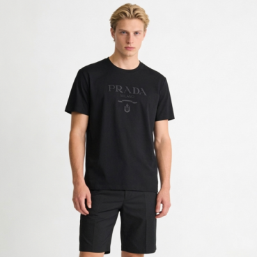 프라다 남성 라운드 반팔티 - Prada Mens Round Tshirt 