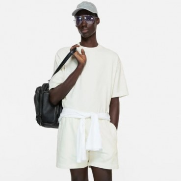 알렉산더왕 남성 라운드 반팔티 - Alexander wang Mens Rubber Logo Tshirt 