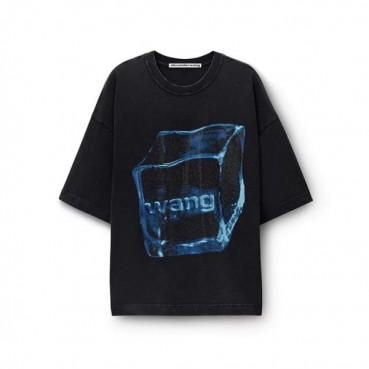 알렉산더왕 남성 라운드 반팔티 - Alexander wang Mens Round Tshirt 